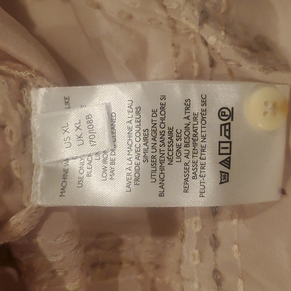 Anthropologie Mauve Moon Top NWT Size XL - Picture 7 of 9